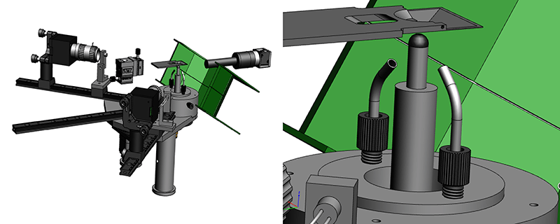 3D CAD design of the behavioral set-up for closed-loop olfactory behaviors